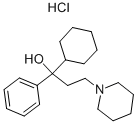 1-Cyclohexyl-1-phenyl-3-(1-piperidyl)propan-1-ol hydrochloride(52-49-3)